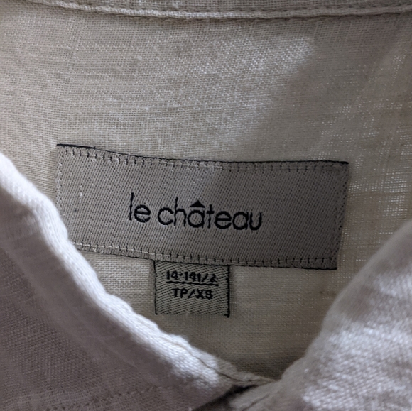 100% Linen Button Down - Picture 2 of 3